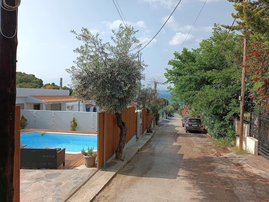μοντέρνα εξοχική μονοκατοικία με ιδιωτική πισίνα! Khalkoutsion